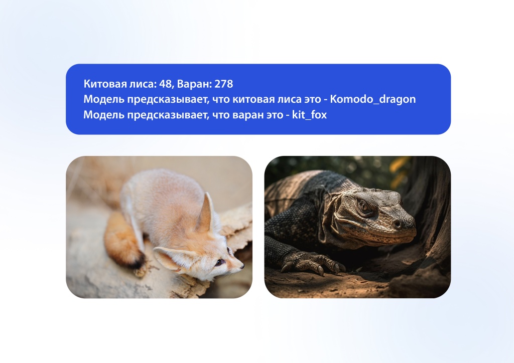 Обман сети с помощью наложения шума на изображение